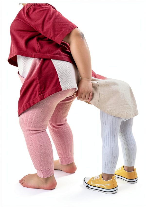 Baby Girls Footless Tights 6 Pack Cotton Knit Leggings-1