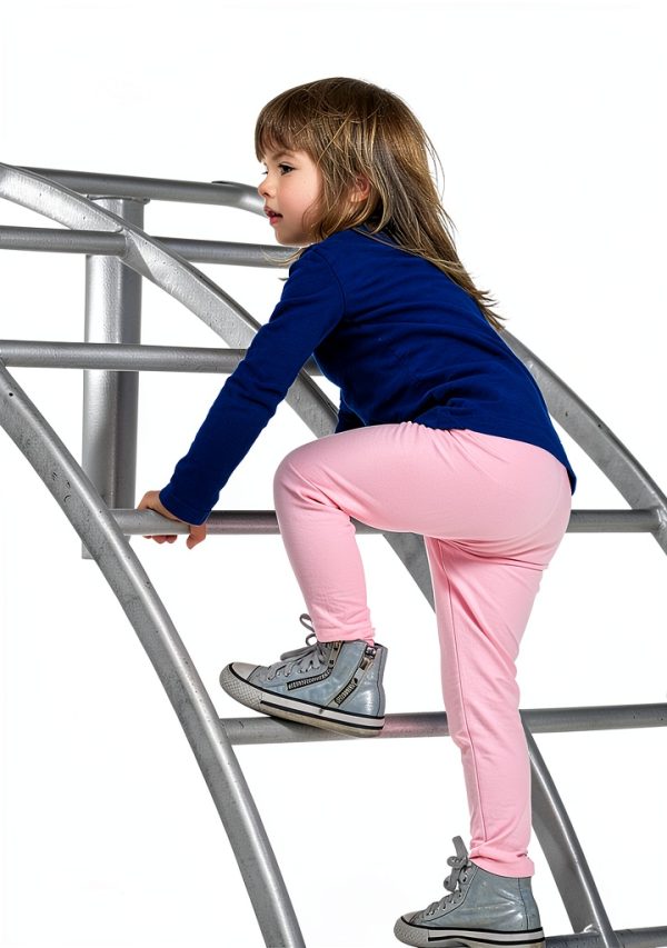 Cotton Leggings for Girls 4 Pack Elastic Waistband Toddler-4