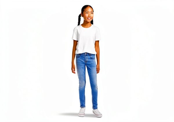 HBBQ9 Girls Leggings Soft Stretchy Fabric Four Pockets-4