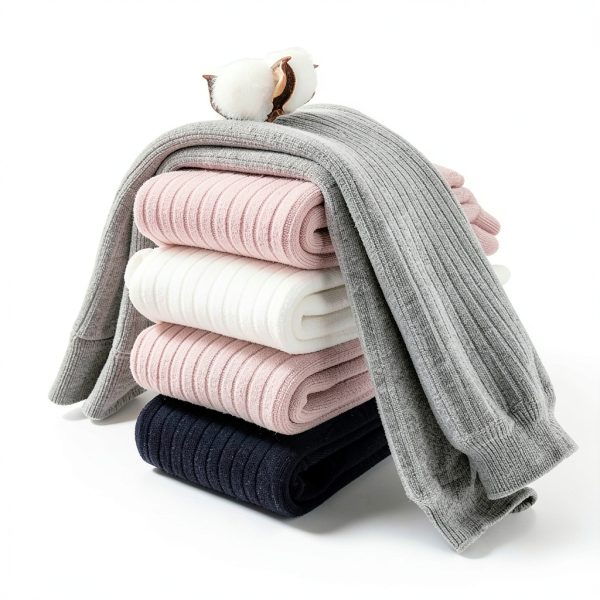 Toddler Fleece Lined Leggings Girls Winter Cotton Warm Pants-4
