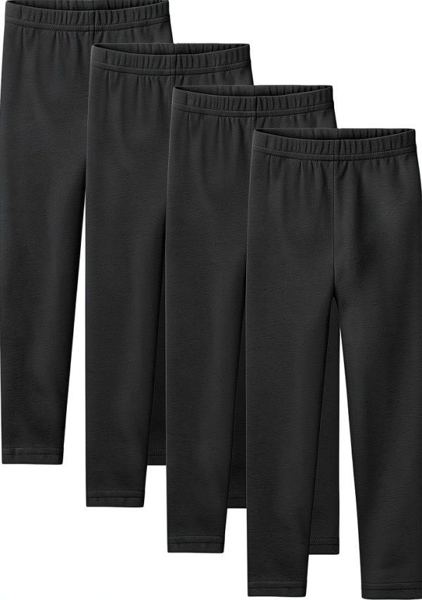 Baby Girls Leggings Resinta Cotton 4-Pack Toddler Sizes-0