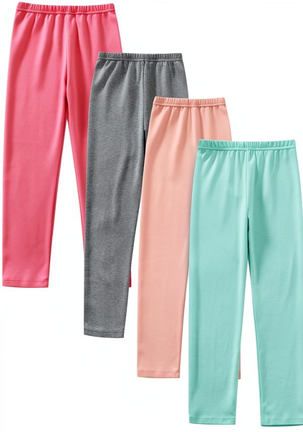 Toddler Girls Leggings Cotton Comfort Fit Sizes 2T-6T-0