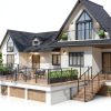 2ft-4ft 42" Deck Cable Railing System Zylorix T304 Black Posts-8