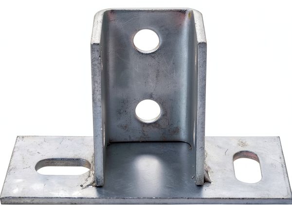 4 Pack 2 Slot U Post Base for 1-5/8" Strut – Electrogalvanized, 220lb-3