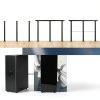 2ft-4ft 42" Deck Cable Railing System Zylorix T304 Black Posts-7